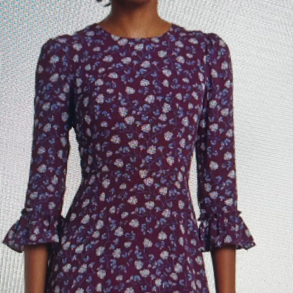 Eliza J Jewel Neck A-Line Dress Size 8